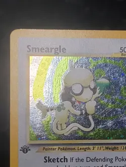 Pokemon Smeargle (NM) Neo Discovery 1st edition Holo Rare 11/75 (Swirl) - Image 2