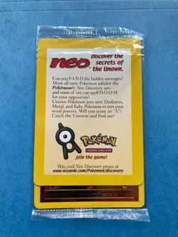 Factory-sealed Pokemon Wizards Black Star Reverse-Holo Promo Entei - Promo 34 - Image 1