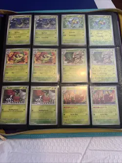 Pokemon TCG Incomplete Twilight Masquerade Master Set W/ Binder - Image 4