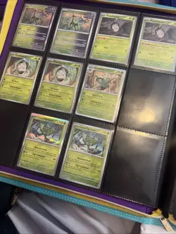 Pokemon TCG Incomplete Twilight Masquerade Master Set W/ Binder - Image 5