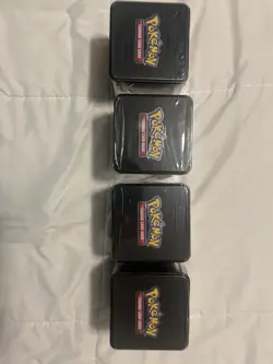 Pokemon TCG Treasures Of Ruin Stacking Tins. Sealed Condition. Set Of 4. - Image 2