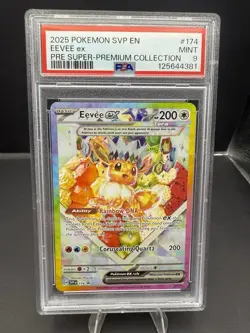 EEVEE EX SIR BLACK STAR PROMO 2025 POKEMON PRISMATIC EVOLUTIONS SPC PSA 9 - Image 1