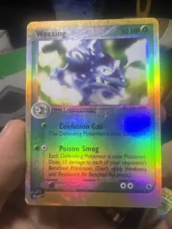 Pokemon TCG Reverse Holo Rare Weezing 24/109 Ruby Sapphire E READER Vintage - Image 1