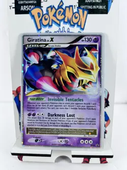 DIAMOND & PEARL PROMO GIRATINA LV.X DP38 POKEMON HOLORARE NM - Image 2