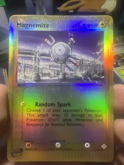 Pokemon TCG Magnemite 62/97 EX Dragon E-Reader Reverse Holo Rare Mint Condition - Image 1