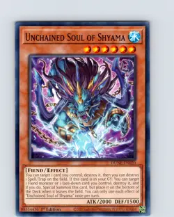 Yu-Gi-Oh Unchained Soul Of Shyama DUNE-EN020 1st Edition Common Card NM - Image 1