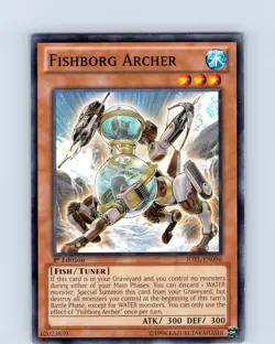 Yu-Gi-Oh TCG Fishborg Archer JOTL-EN096 1st Edition Common Card LP-NM - Image 1