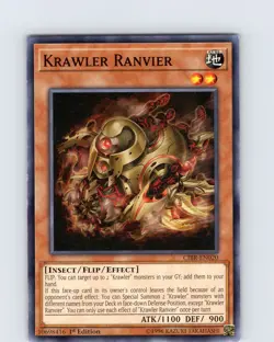 Yu-Gi-Oh TCG Krawler Ranvier CIBR-EN020 1st Edition Common Card NM - Image 1