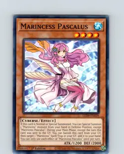 Yu-Gi-Oh TCG Marincess Pascalus LED9-EN039 1st Edition Common Card NM - Image 1