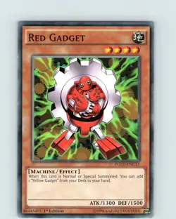 Yu-Gi-Oh TCG Red Gadget YGLD-ENC17 1st Edition Common Card LP-NM - Image 1