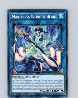 Yu-Gi-Oh TCG Marincess Wonder Heart LED9-EN043 1st Edition Common Card NM - Image 1