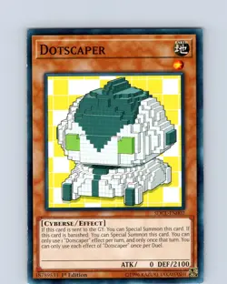 Yu-Gi-Oh TCG Dotscaper SDCL-EN002 1st Edition Common Card LP-NM - Image 1