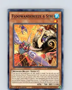Yu-Gi-Oh Floowandereeze & Stri BODE-EN015 1st Edition Common Card NM - Image 1