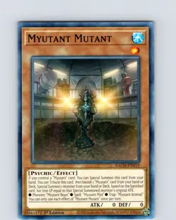 Yu-Gi-Oh TCG Myutant Mutant BACH-EN019 1st Edition Common Card NM - Image 1