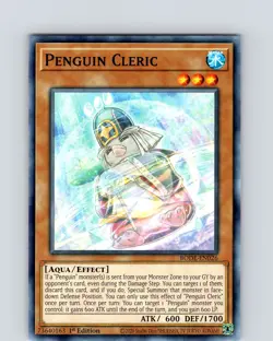 Yu-Gi-Oh TCG Penguin Cleric BODE-EN026 1st Edition Common Card NM - Image 1