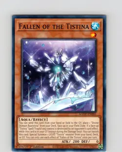 Yu-Gi-Oh TCG Fallen Of The Tistina AGOV-EN086 1st Edition Common Card NM - Image 1
