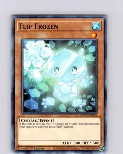 Yu-Gi-Oh TCG Flip Frozen BODE-EN092 1st Edition Regular Common Card NM - Image 1