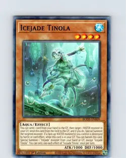 Yu-Gi-Oh TCG Icejade Tinola BODE-EN009 1st Edition Common Card NM - Image 1
