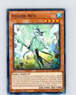 Yu-Gi-Oh TCG Icejade Acti MP22-EN189 1st Edition Regular Common Card NM - Image 1