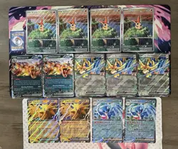 Pokemon TCG JUMBO Card Lot (13) Charizard Victini Zacian Zapdos Palafin NM - Image 1