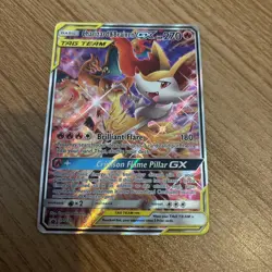 Pokemon Promo Card Charizard & Braixen GX Tag Team Excellent Card - Image 1