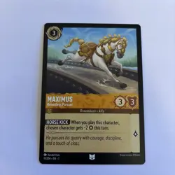 Maximus Relentless Pursuer 11/204 Uncommon Disney Lorcana Card - Image 1