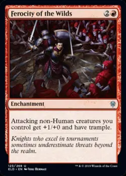 Ferocity of the Wilds - Light Play MTG Throne of Eldraine - Image 1