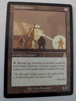 1999 Urza's Destiny Metalworker ~ Vintage MTG/Magic ~ LP Reserved List - Image 1