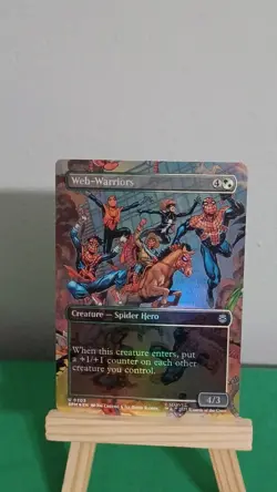 2025 Marvel's Magic The Gathering MTG U 0203 Web-Warriors Foil Borderless - Image 1