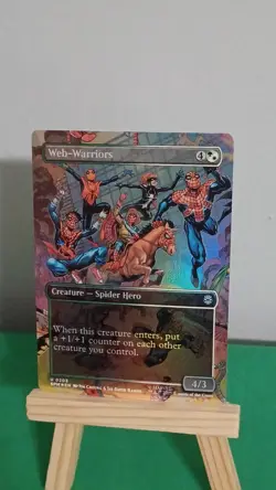 2025 Marvel's Magic The Gathering MTG U 0203 Web-Warriors Foil Borderless - Image 2