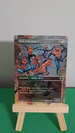 2025 Marvel's Magic The Gathering MTG U 0203 Web-Warriors Foil Borderless - Image 3