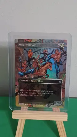 2025 Marvel's Magic The Gathering MTG U 0203 Web-Warriors Foil Borderless - Image 5
