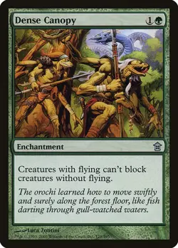 Dense Canopy 1x FOIL SOK MTG Saviors of Kamigawa Uncommon MINT green - Image 1