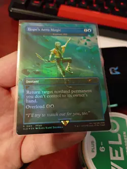 MTG x FINAL FANTASY SECRET LAIR - HOPE'S AERO MAGIC #1869 RAINBOW FOIL - Image 1