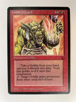 Goblin Wizard - The Dark MTG - Near Mint - Reserved List Rare - Image 1