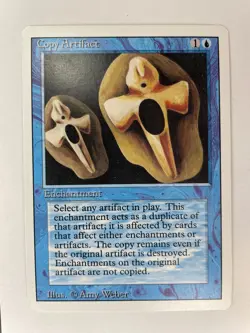 Copy Artifact - Revised Edition MTG - Lightly Played - Reserved List Rare - Image 1
