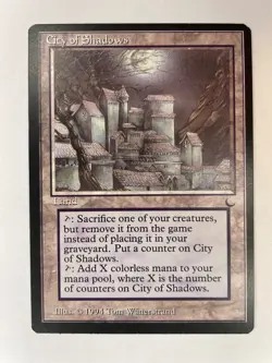 City of Shadows - The Dark MTG - Near Mint - Reserved List Land - Image 1