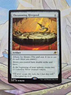 MTG: Edge of Eternities Thrumming Hivepool - Rare Card 0247 M/NM Condition - Image 1