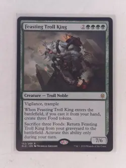 Feasting Troll King - Throne of Eldraine (ELD) MTG Magic the Gathering - NM+ - Image 1