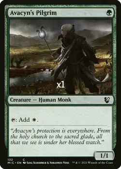 MTG Commander: Innistrad: Midinght Hunt MIC Avacyn's Pilgrim MINT - Image 1