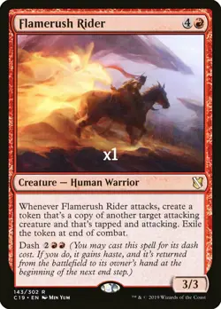 MTG Commander 2019 C19 Framerush Rider MINT - Image 1