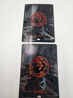 Phyrexia All Will Be One Oil Slick Land Set, 10 MTG Lands - Image 2