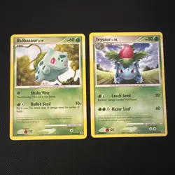 Bulbasaur 77/132 Ivysaur 51/132 Secret Wonders Regular Pokemon S528 - Image 1