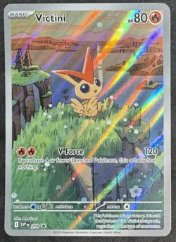 Victini - SVP208 Black Bolt White Flare Promo Pokemon - NM - Image 1
