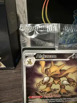 Pokemon TCG Alakazam 009 Mega Evolutions ETB Promo Sealed NM - Image 2