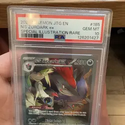 PSA 10 N's Zoroark Pokemon Journey Together 185 English - Image 4