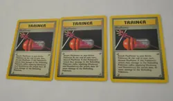 1999 POKEMON TRAINERS PLUSPOWER 84/102 LOT OF THREE CARDS - Image 1