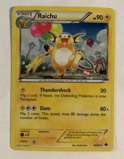 Raichu 40/99 Cosmos Holo Next Destinies Pokemon TCG LP - Image 1