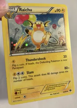 Raichu 40/99 Cosmos Holo Next Destinies Pokemon TCG LP - Image 3