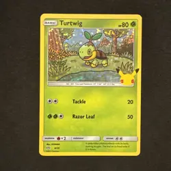 Turtwig 004/025 McDonald's 25th Anniversary Holo Pokemon - Image 1